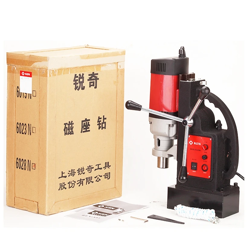 High Quality Automatic Magnetic Drilling & Tapping Machine KEN 32-100MM Small Magnetic Base Drill 220V/380V 1700W Hot Selling
