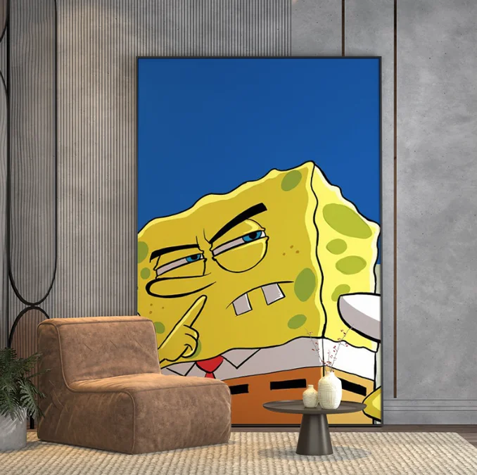 BIGIMAGE porcelain modern glass wall paintings artist art work decorative fashion style crystal painting reproduction