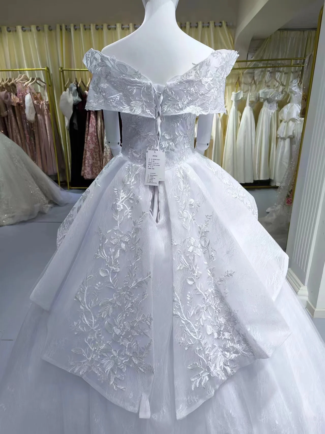 S040N  2025 main wedding dress bride French trailing starry sky forest dreamy fairy wedding dress