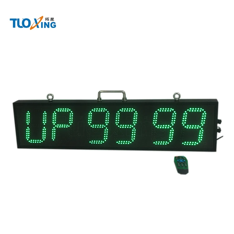 6 inch 6 digits led sports timing race timer