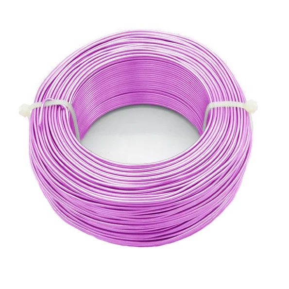 1,5 мм 1 мм 2 мм 3 мм фиолетовая Цветная декоративная алюминиевая проволока