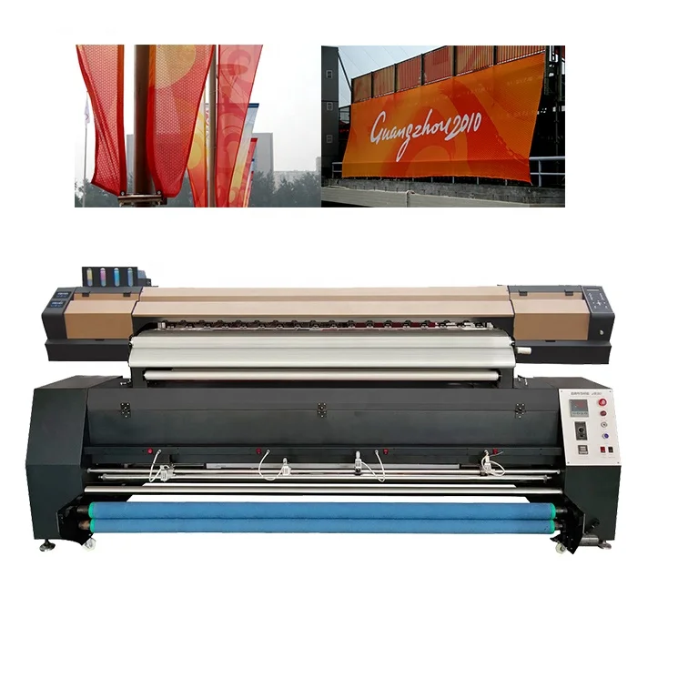 Top quality digital textile printing machine flag banner polyester fabric printer inkjet dye sublimation printer