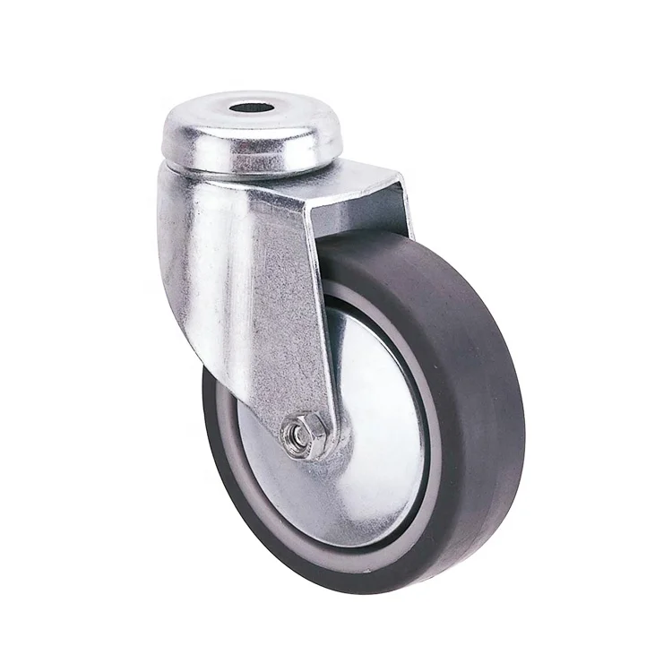 WBD manufacturer Wholesales price 5 inch industrial swivel  castors wheels heavi duti pu casters