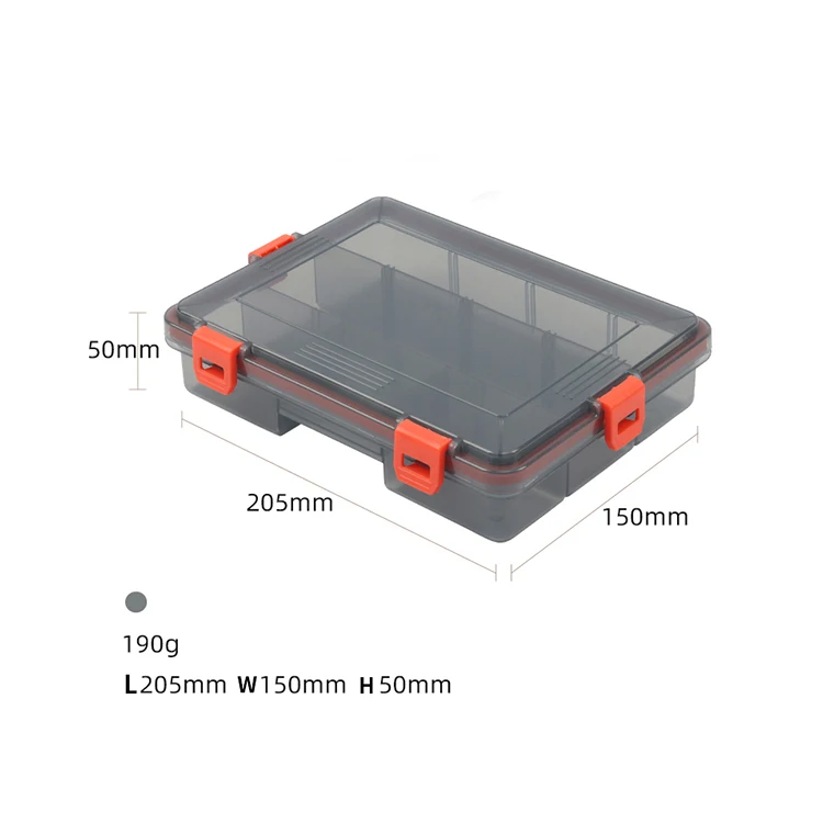 Multifunction bait hooks storage case waterproof fishing lure retail accessory box set