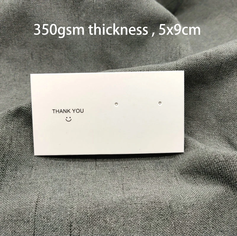 Custom Printed Fashion Logo Printing Necklace Earring Display Cards For Studs