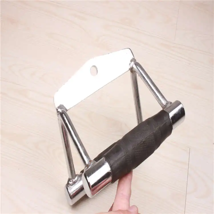 exercise V-shaped rubber hand grips cable attachment for gym training