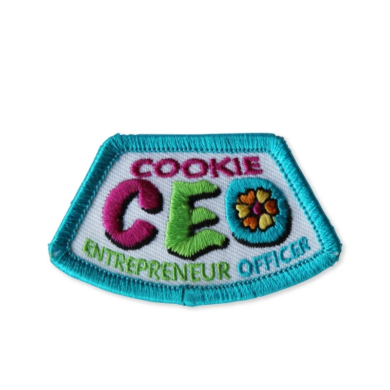 
high quality iron on patches for clothing custom embroidery patch brand name for bags peach embroidery patch to USA 