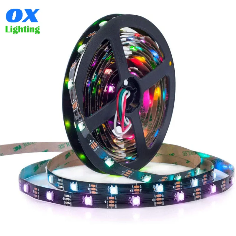 WS2812B RGB LED Streifen  5050 Addressable LED Strip  5V Tira de led rgb Digital Pixel Individually WS2812 LED Strips IP65 IP67