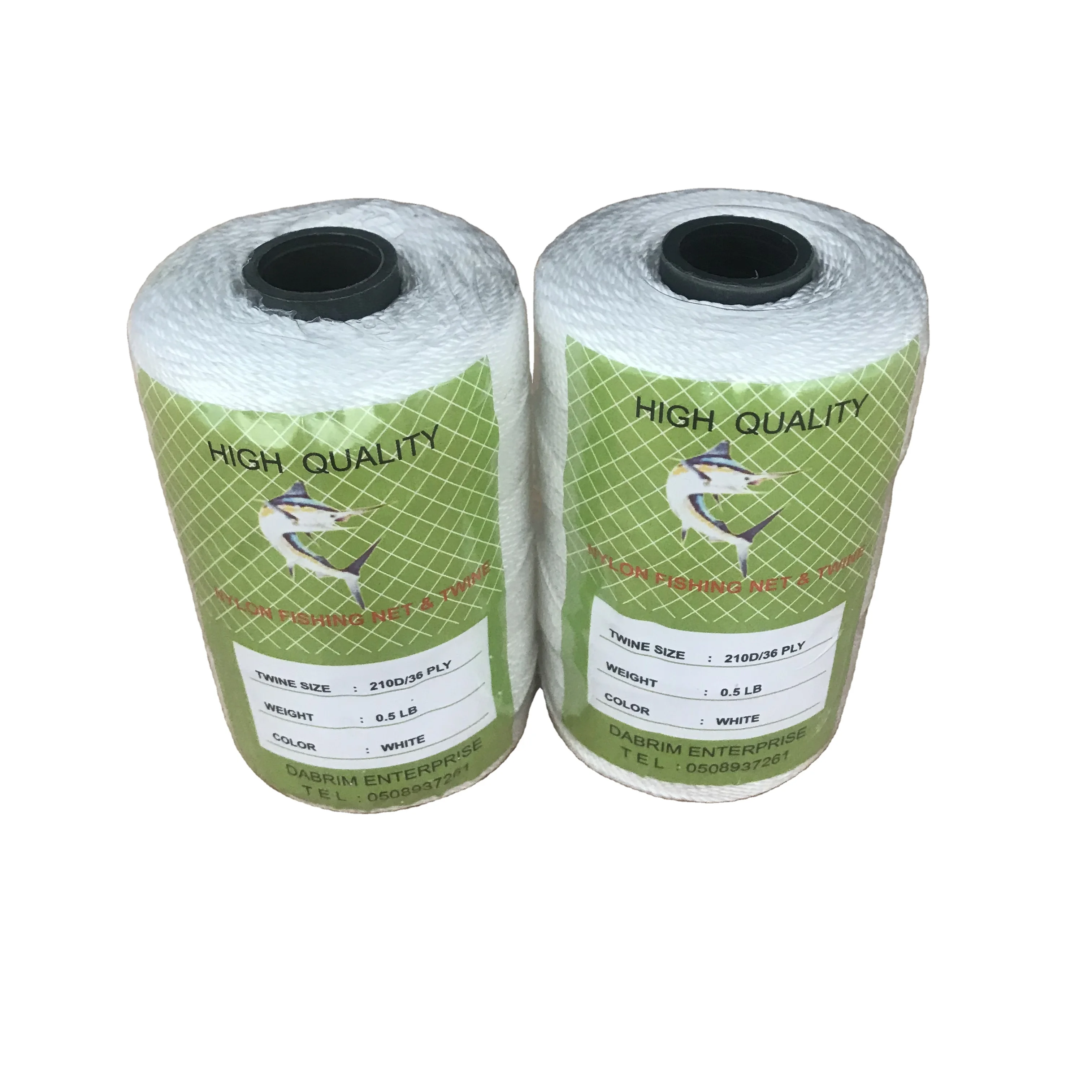 nylon fishing twine 210d 9  1/2lb fishing twine for fishing  net