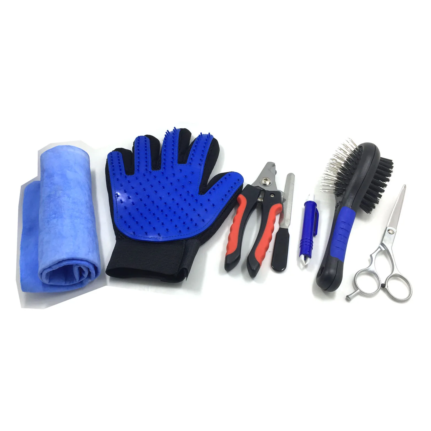 Wholesale Pet Products Dog Grooming Kit Cat Brush Comb Set