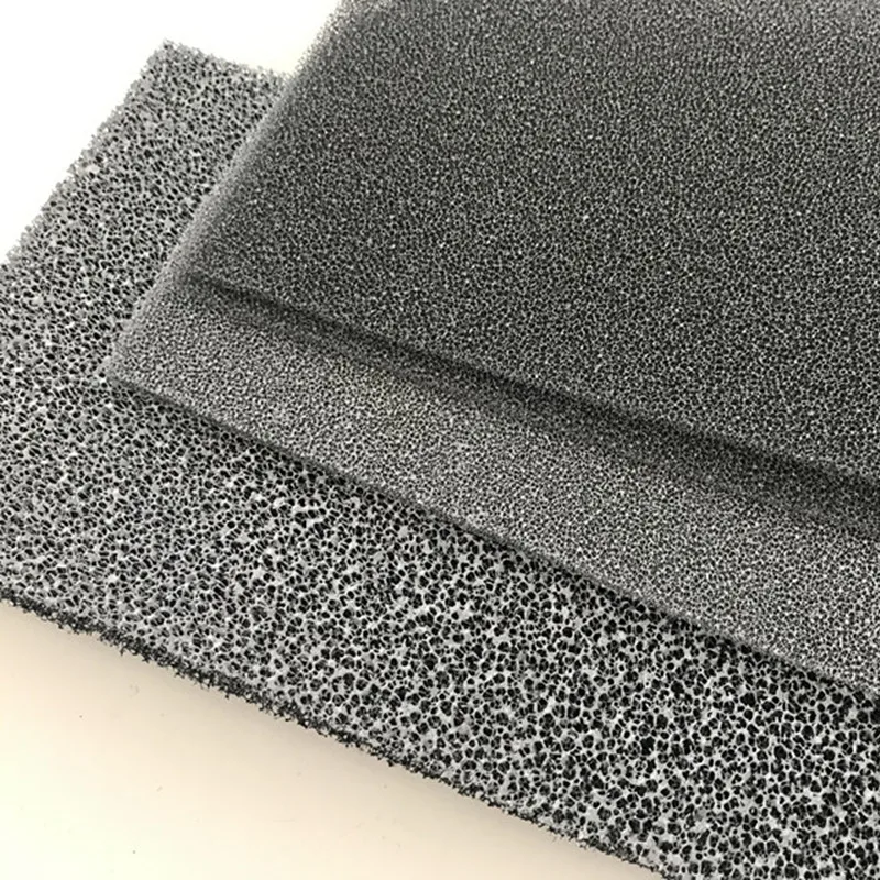Customization high quality washable Fireproof Polyurethane sponge Activated carbonn air filter foam