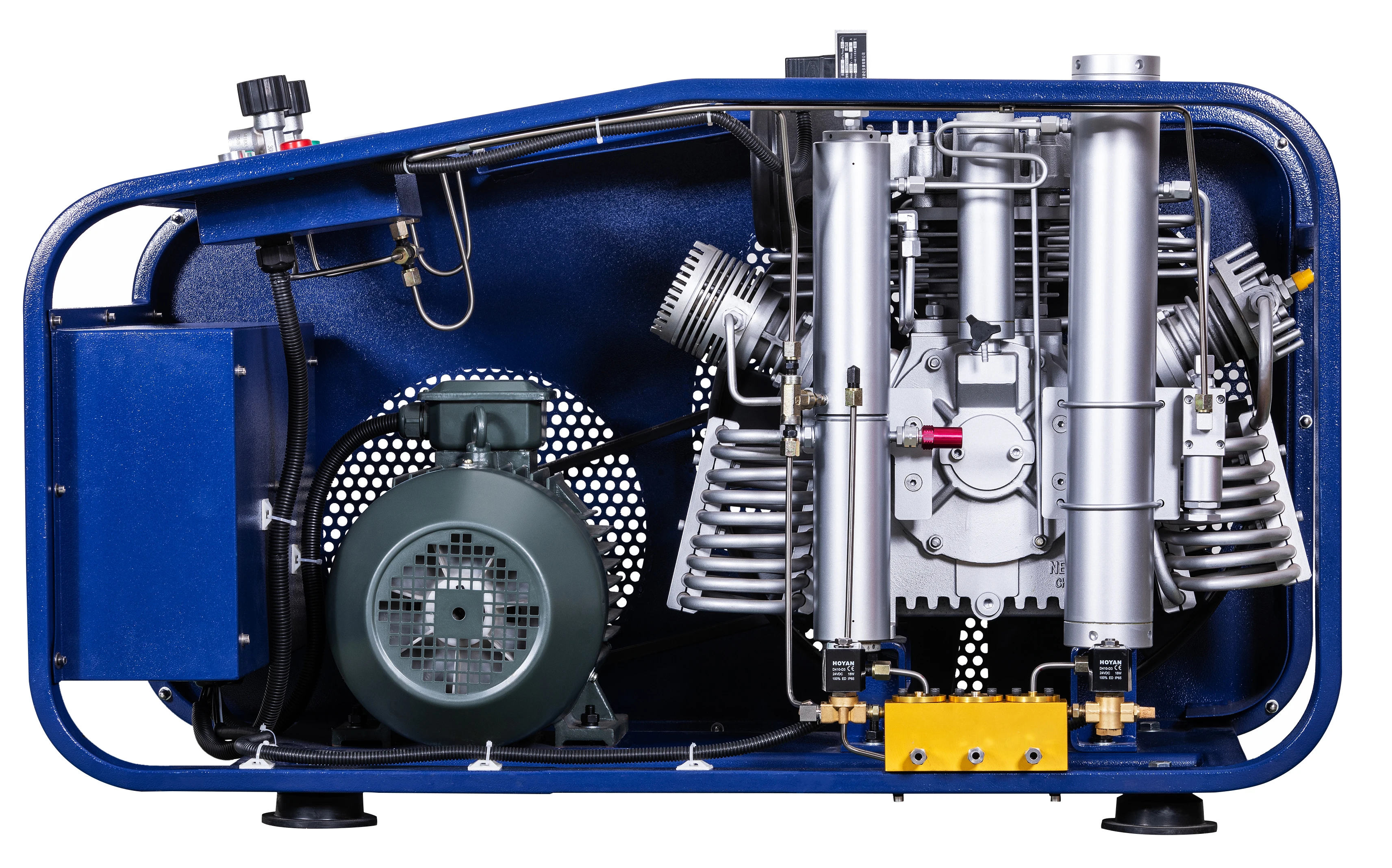 High Performance 300L/min 4500psi  30Mpa Air compressor machine for filling breathing cylinder