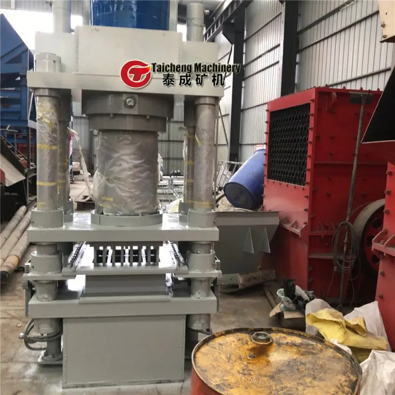 Energy saving Calcium carbonate briquette machine process