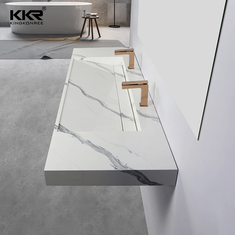 Kkr New Model Wall Mount Wash Sink Lavatory Wall Hang Wash Basin