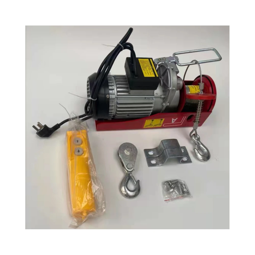 portable pa600 600kg remote control miniature micro small Mini pa type Electric Wire Rope Hoist