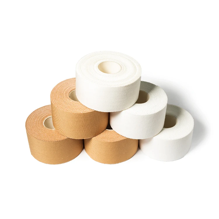 Спортивная белая лента из хлопка для занятий спортом, 5 см, 10 м