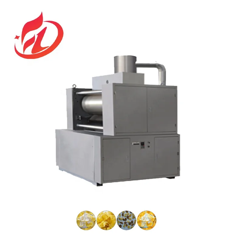 High Productivity Automatic Extruder Production Line for Breakfast Cereals & Corn Flakes Snack Food for Manufacturing Plants
