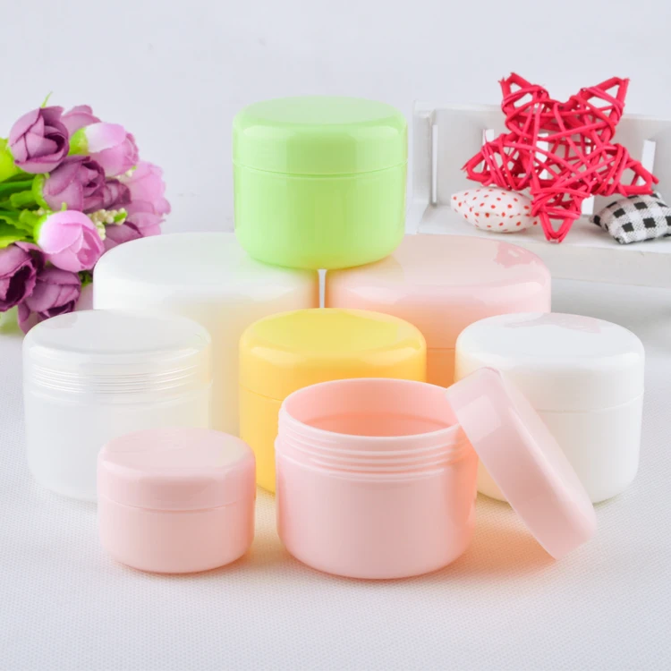 20g 50g 100g 150g 250g eco friendly refillable body facial lotion pp empty plastic cream jars