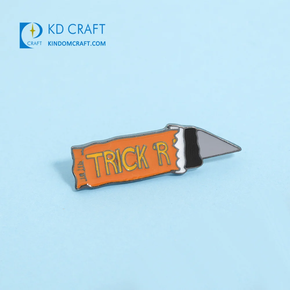 High Quality Pin Manufacturers Metal Hard Enamel Pin Cute Custom Soft Enamel Stationery Correction Tape Pin