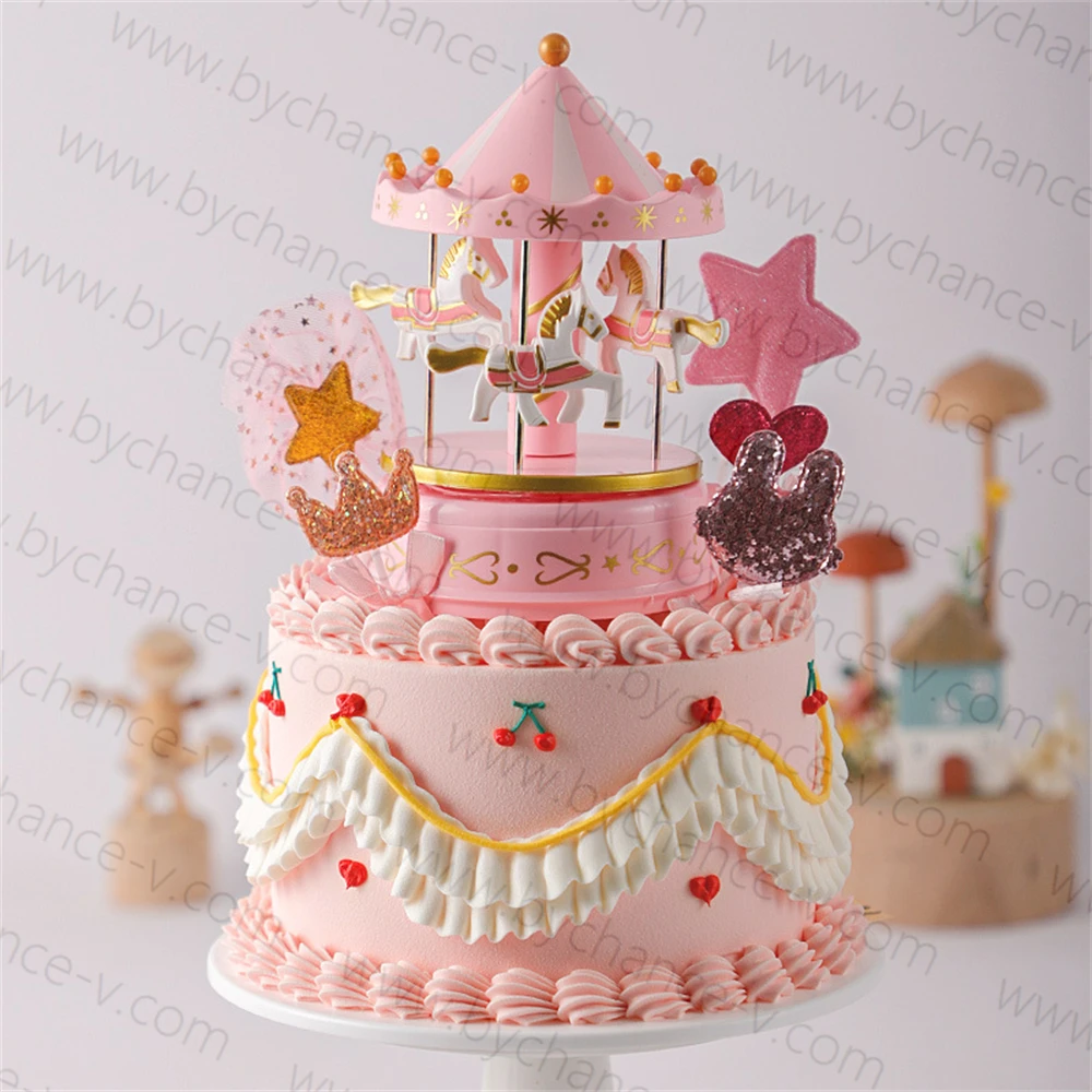 Beautiful princess topper birthday cake model Artificial Cake for girls Events realistic Decorative Fake Cakes photography props