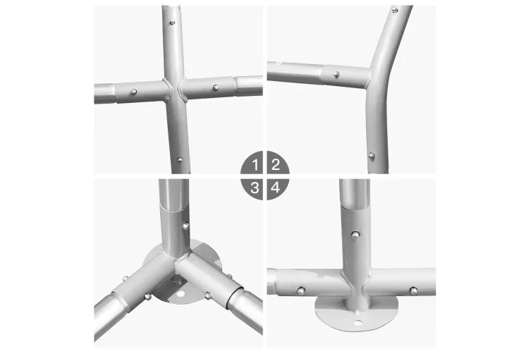 Flat Top Design Heavy Duty Metal Chicken Run  Suitable for Hens Dogs Poultry Rabbit Ducks Coop 3x6x2m