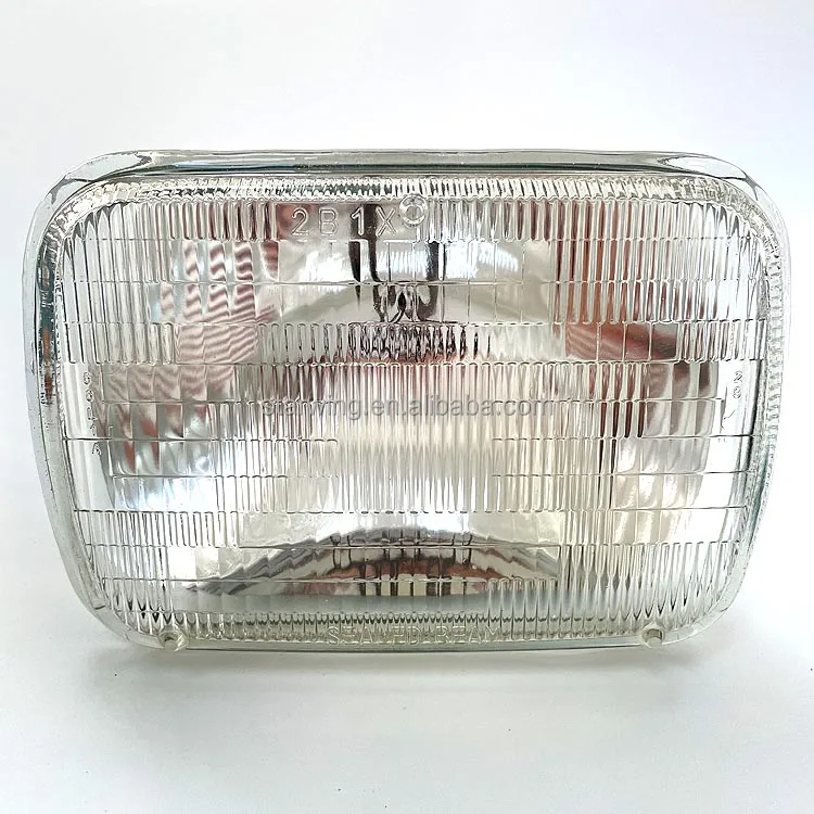 factory directly sale 7 inch square 6052 sealed beam for headlight tungsten filament type