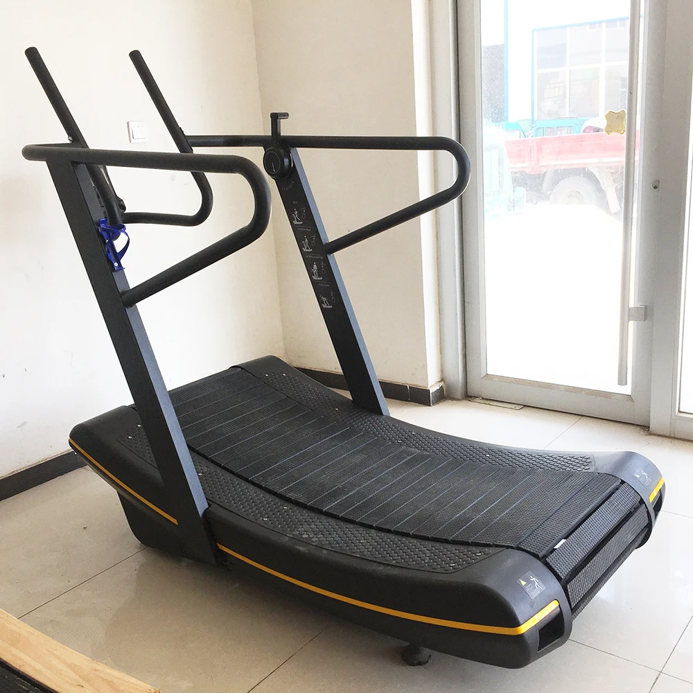 Commercial curved treadmill running machine price  cheap unpowered treadmills