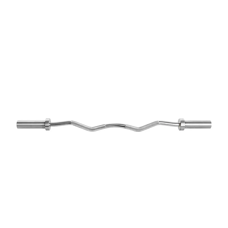 EZ Curl Bar 47 Inch Alloy Steel barbell Bar Home Gym Curling Bars with Bushings