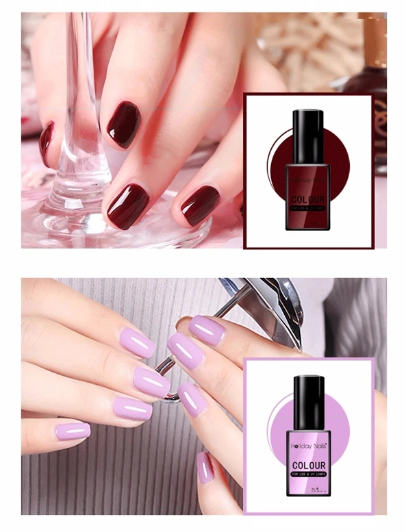 wholesale private label nails art semi permanent manicure vegan gel polish oem 7ml fall winter colors uv gel varnish