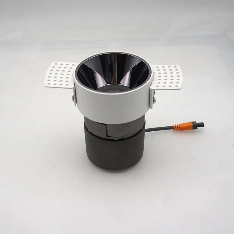 White Aluminium Adjustable Frameless Downlight Gu10 Fire-Rated Trimless Led Spot Light