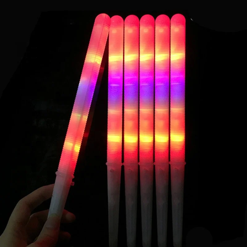 
China Supplier 8 functions light sticks Led flashing glow sticks party supplies decorations for kids toys 