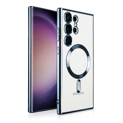 Прозрачный мягкий чехол Saiboro из ТПУ для Galaxy s23, гальванизированный Чехол для мобильного телефона samsung galaxy s23 ultra