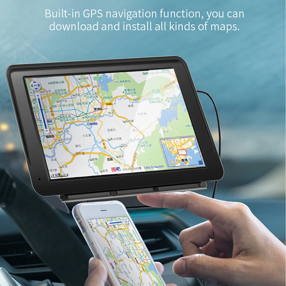 Touch Screen Autoradio Car Video 2.5D Player Gps Navigation Multimedia System DVR MP5 Carplay and Android Auto Radio