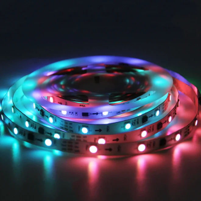 30 60 leds per meter RGB led strip light 7.2W/M 14.4W/M 12v/24v multicolor led strips