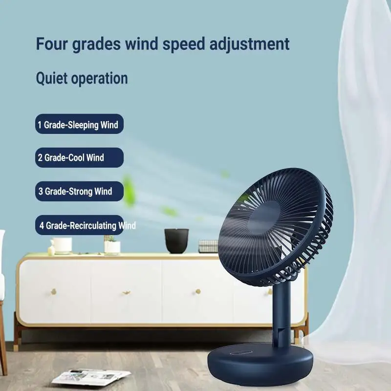 Wall-mounted Foldable Table Model Fan Portable Ventilation Air Multifunctional Folding Fan Mini Desktop  Usb fan