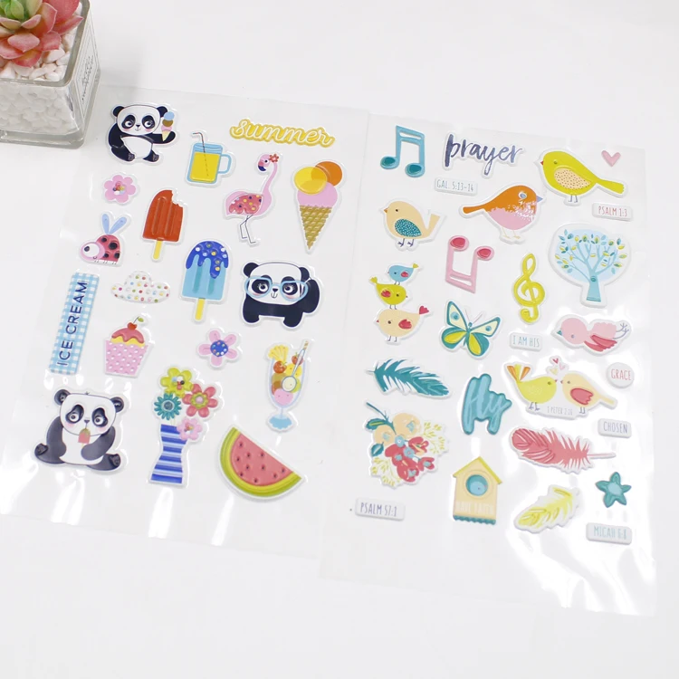 Wholesale Custom Printed Self-adhesive Vinyl PVC Anime Stickers Manufacturer Sell