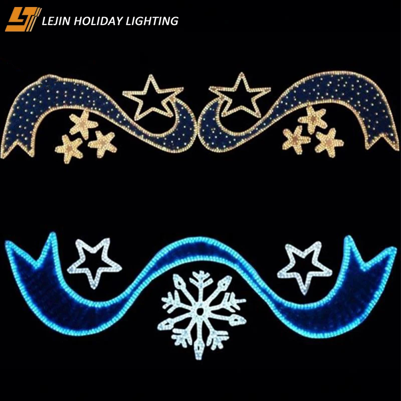 10mm rope light Street holiday colorful customized outdoor decoration light
