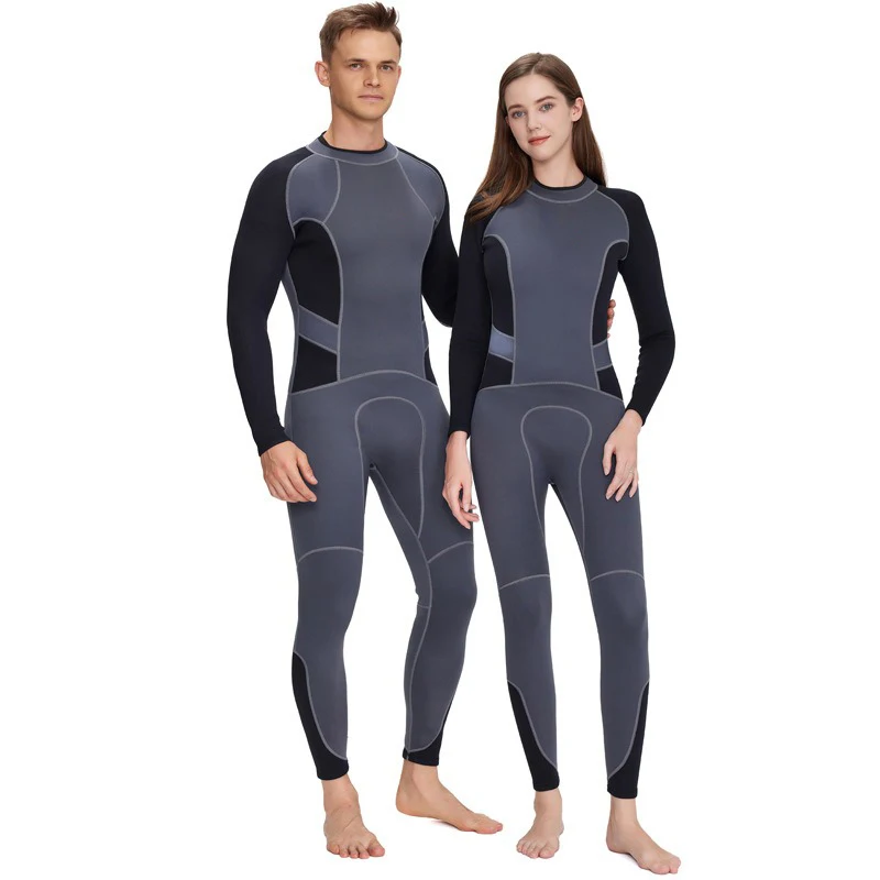 1 piece style neoprene surfing winter swimming suit dry waterproof neoprene fabric diving suit with logo