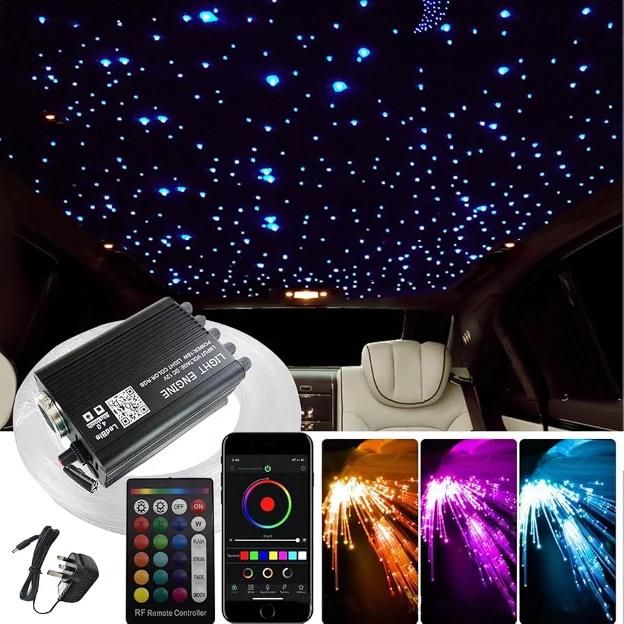 Twinkle Fiber Optic Lights Star Ceiling Lighting Kits FOR  HOME THEATER, KIDS ROOM,PLAY  STUDY AREA, DANCE ROOM