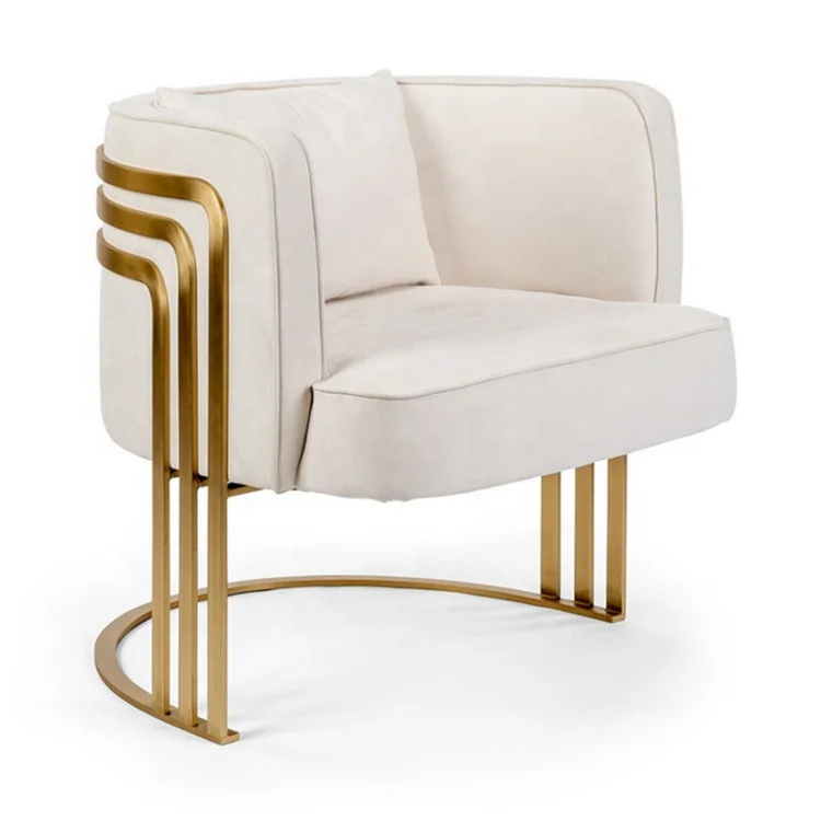 High Quality Polished Brass Vintage Glam Velvet Dining Chair on Sell