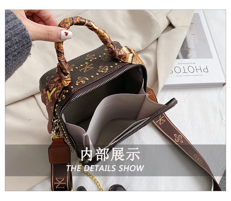 Luxury Designer Brand  Large Capacity High  Quality Handbag Square Tote Shopping Gift Bag for Women