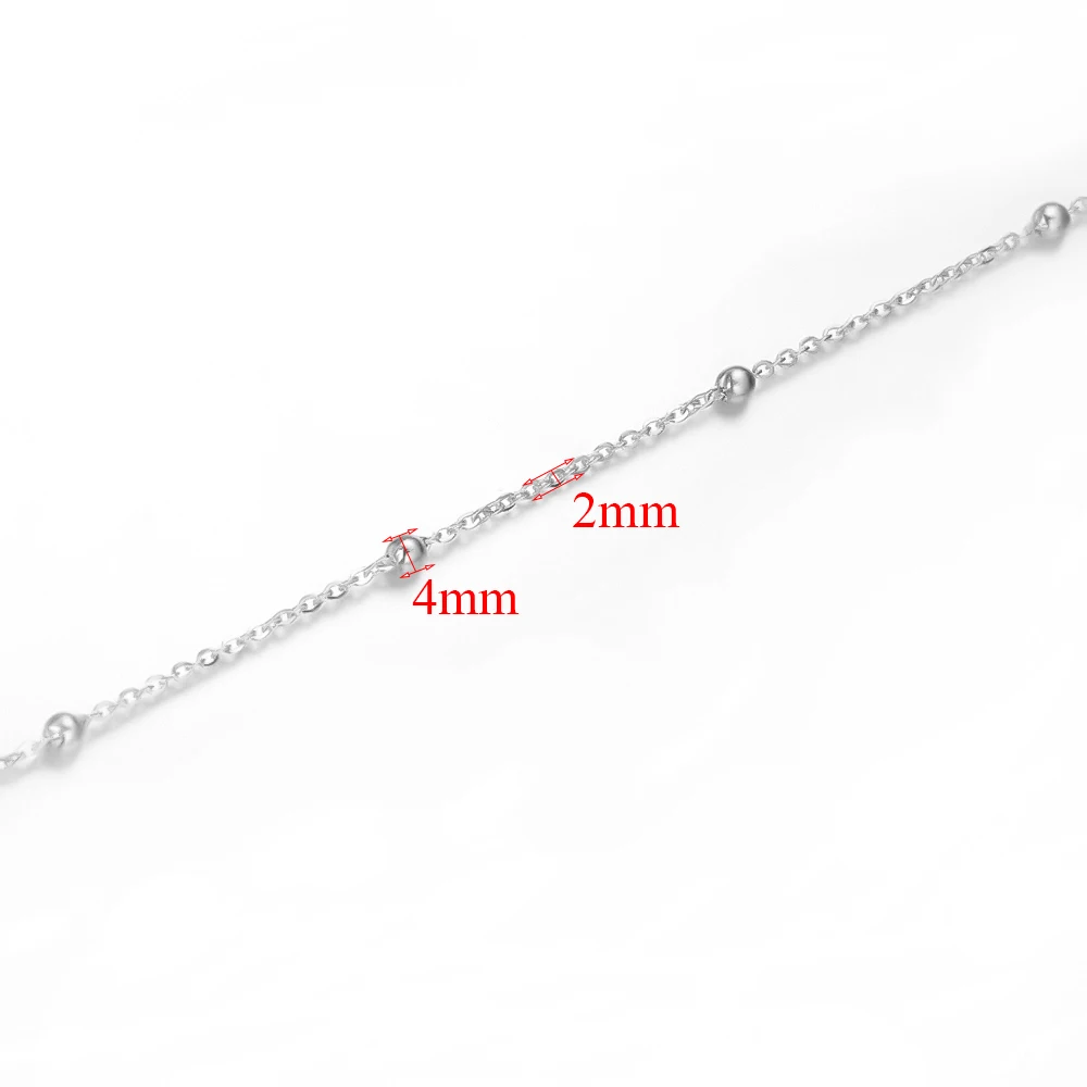 2 Meters Satellite Cable Link Beads Chains DIY Bracelet Jewelry Making Necklace Handicraft Anklets Accessories