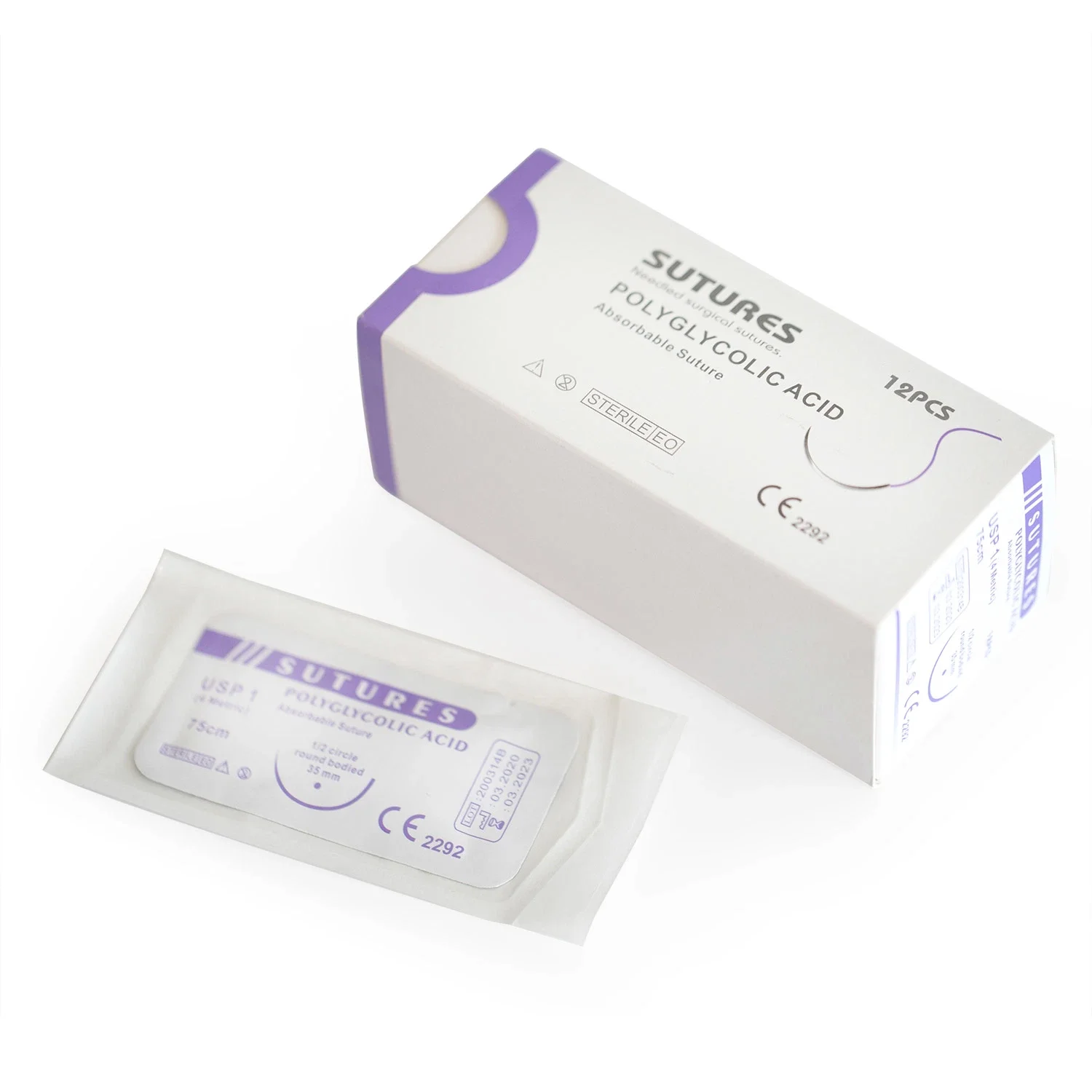 Medical Polyglactin 910 Sutures Surgical Absorbable Polypropylene Silk Plain Catgut Nylon Suture Chromic Catgut Suture