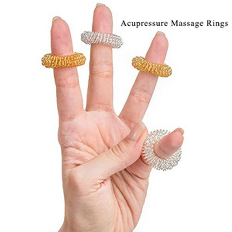 Hot Selling Improving Blood Circulation Acupuncture Finger Massage Ring