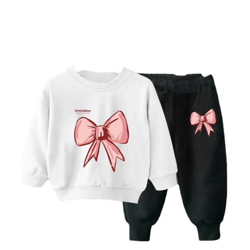 Kids New style sports casual sweater suit baby tops casual boys and girls spring clothes children 2-piece suit