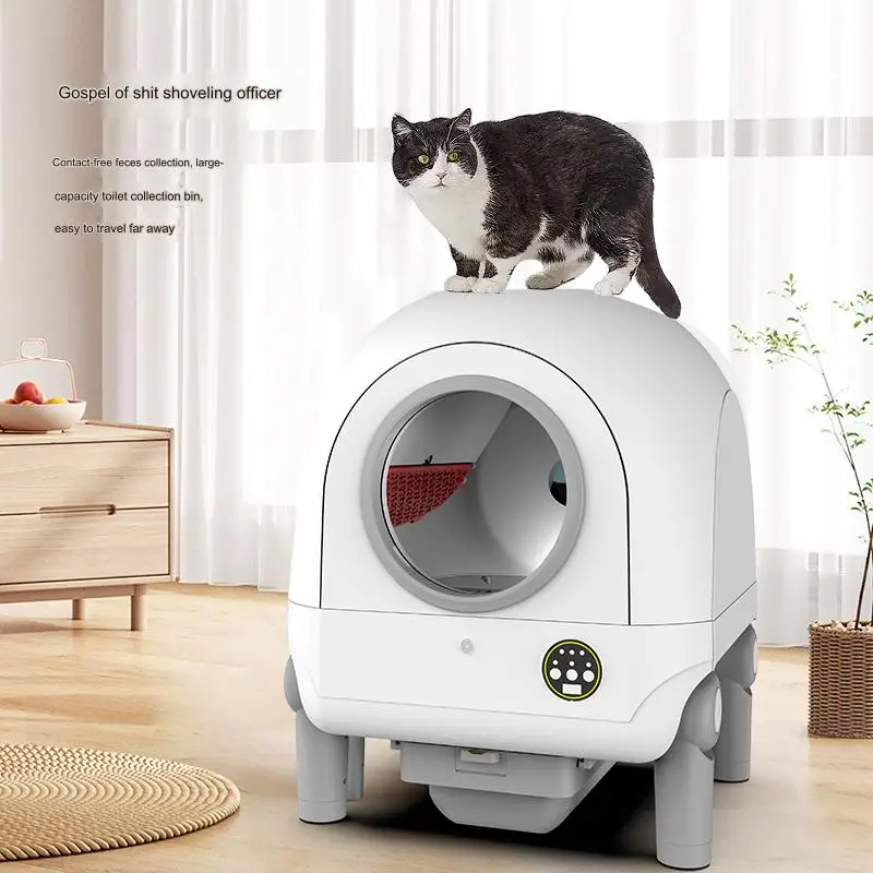 2024 Newest cat automatic litter box smart cat litter tray Camera Monitoring Large Self-Cleaning Electric cat litter box