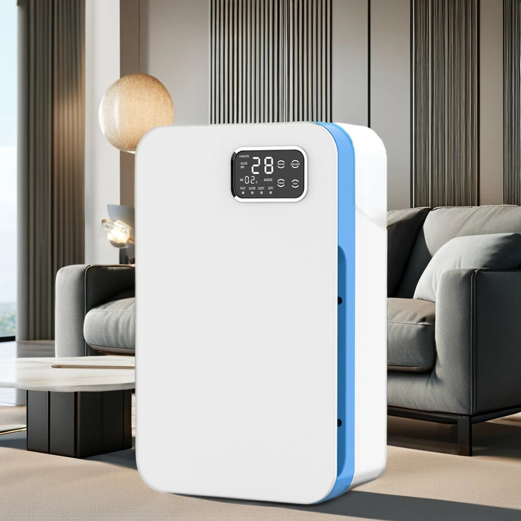 Portable 220V Household Electric Air Purifier New Design Mini Installation HEPA Filter Aromatherapy ROHS Certified Low EU/US EMC