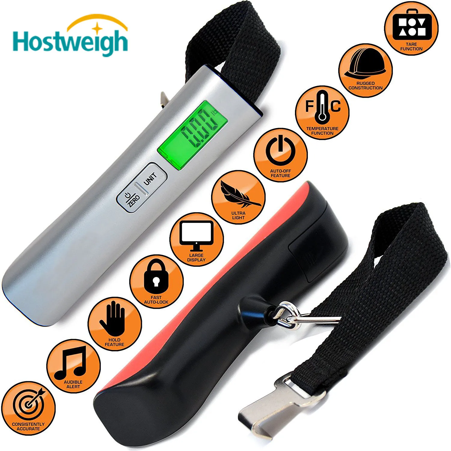 Luggage Weight Measuring Electronic Digital Travel Luggage Weighing Scale LCD Display Luggage Scale