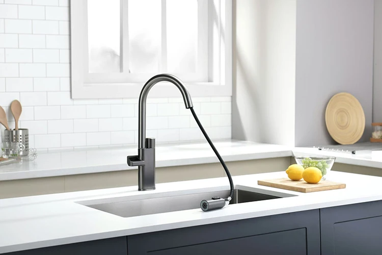 pull down kitchen faucet kitchen faucets sus 304 kitchen mixer tap smart touch switch sprayer 3in1 stainless highend