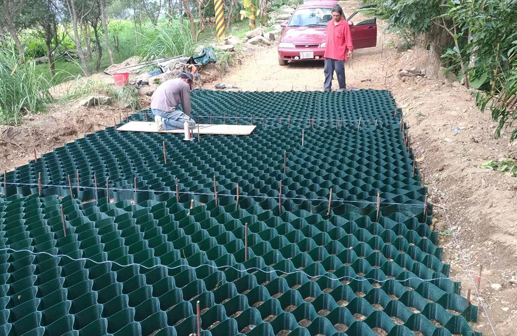  HDPE дренаж сотовая пластиковая геоячейка гравийная сетка стабилизатор пути для